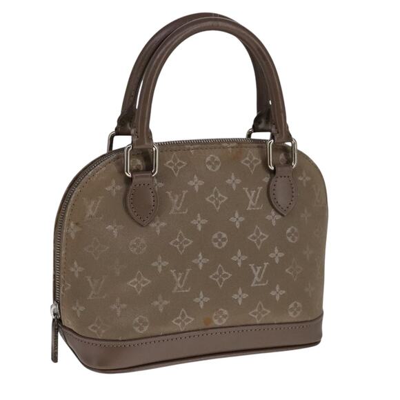 LOUIS VUITTON Monogram Satin Little Alma Hand Bag Gray M92147 - Picture 1 of 16